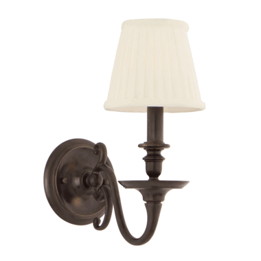 12 1/2 Inch Old Bronze Charleston Wall Sconce