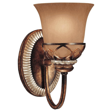 10 1/4 Inch Avorio Mezzo Glass Aston Court Bronze Bath Light