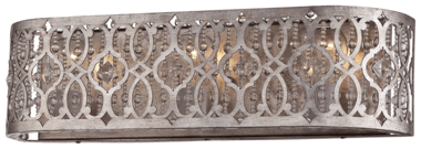 22 1/2 Inch Florentine Silver Lucero Bath Light