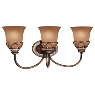 10 1/4 Inch Avorio Mezzo Glass Aston Court Bronze Bath Light